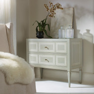 Modern History Milan Commode - Grey Paint With Ivory Accent