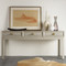 Modern History Mod Three Drawer Console Table