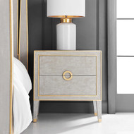 Modern History Retro Nightstand - Antique Grey