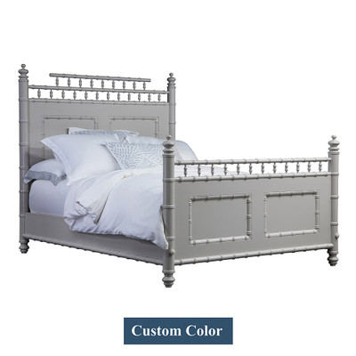 Modern History Savannah Bed - King - Custom Color