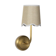 Coastal Living Ariel Sconce - Natural Brass