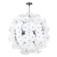 Regina Andrew Poppy Glass Chandelier Large - White