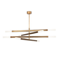 Regina Andrew Wick Chandelier - Natural Brass