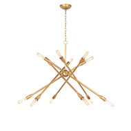 Regina Andrew Cobra Chandelier Large - Natural Brass