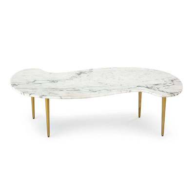 Regina Andrew Jagger Marble Cocktail Table - White