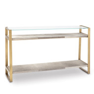 Regina Andrew Andres Hair On Hide Console Large - Brass