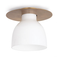 Regina Andrew Mixer Flush Mount - Natural Brass