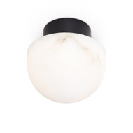 Regina Andrew Parker Alabaster Flush Mount - Oil Rubbed Bronze