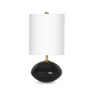 Regina Andrew Nyx Travertine Mini Lamp - Black