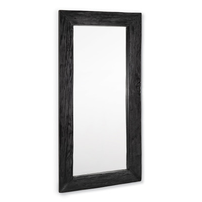 Regina Andrew Ash Reclaimed Wood Frame Mirror - Black
