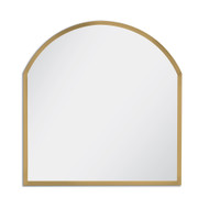 Regina Andrew Knox Metal Mirror - Natural Brass