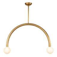 Regina Andrew Happy Pendant Large - Natural Brass