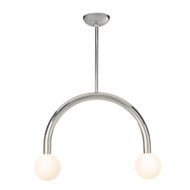 Regina Andrew Happy Pendant Small - Polished Nickel