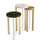 Regina Andrew Andres Hair On Hide Mixer Table Set - Brass