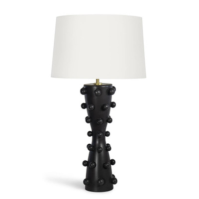 Regina Andrew Pom Pom Ceramic Table Lamp - Black