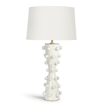 Regina Andrew Pom Pom Ceramic Table Lamp - White