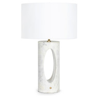 Regina Andrew Portia Marble Table Lamp - White