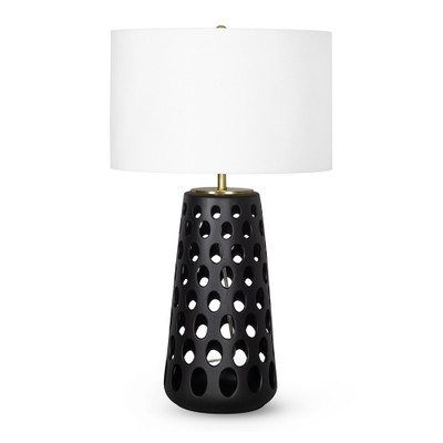 Regina Andrew Kelvin Ceramic Table Lamp - Black