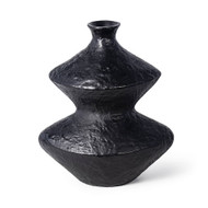 Regina Andrew Poe Metal Vase - Black