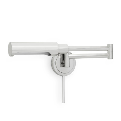Regina Andrew Noble Swing Arm Task Sconce - Polished Nickel