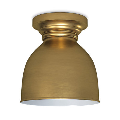 Regina Andrew Pantry Flush Mount - Natural Brass