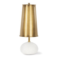 Regina Andrew Hattie Concrete Mini Lamp - Natural Brass