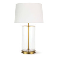 Regina Andrew Magelian Glass Table Lamp - Natural Brass