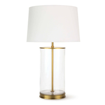 Regina Andrew Magelian Glass Table Lamp - Natural Brass
