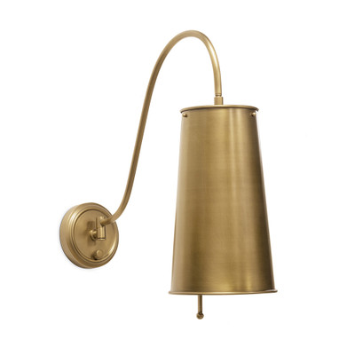 Southern Living Hattie Sconce - Natural Brass