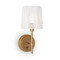 Regina Andrew Franklin Sconce - Natural Brass