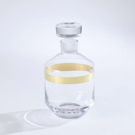 Global Views Avenue Decanter - Gold (Store)