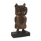 Phillips Collection Boy Owl Carved Animal