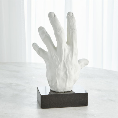 Global Views Hand Open - Matte White
