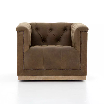 Four Hands Maxx Swivel Chair - Umber Grey