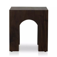 Four Hands Fausto End Table - Smoked Guanacaste