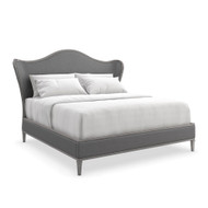 Caracole Bedtime Beauty Queen Bed - Gray