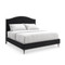 Caracole Fontainebleau Platform Queen Bed - Sea Smoke Leaf