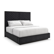 Caracole Meet U In The Middle Queen Bed - Black Stain Ash