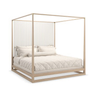 Caracole Pinstripe Light King Bed