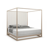 Caracole Pinstripe Light Queen Bed