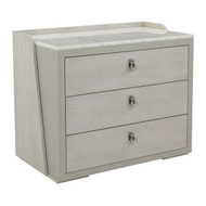 John Richard Metro Three-Drawer Nightstand