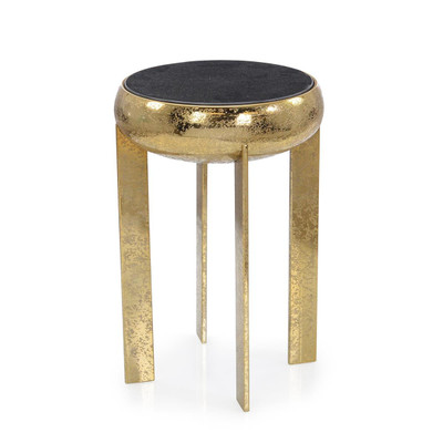 John Richard Annula Side Table - Black Marble