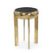 John Richard Annula Side Table - Black Marble
