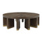 John Richard Revolve Cocktail Table - Brown