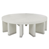 John Richard Revolve Cocktail Table - White