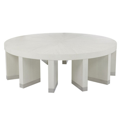 John Richard Revolve Cocktail Table - White