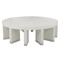 John Richard Revolve Cocktail Table - White
