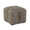 John Richard Curved Ottoman - Traditional Leopard