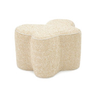 John Richard Mariposa Large Ottoman - Neutral