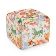 John Richard Chelsea Ottoman - Tibetan Tiger